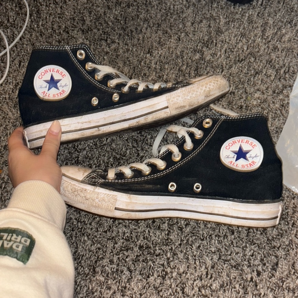 Black High Top Converse